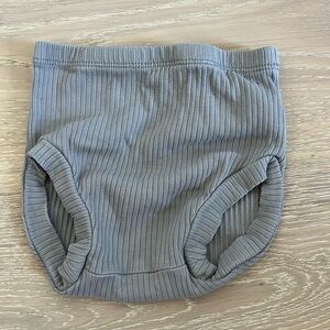 QUINCY MAE RIBBED BLOOMER | blue/gray